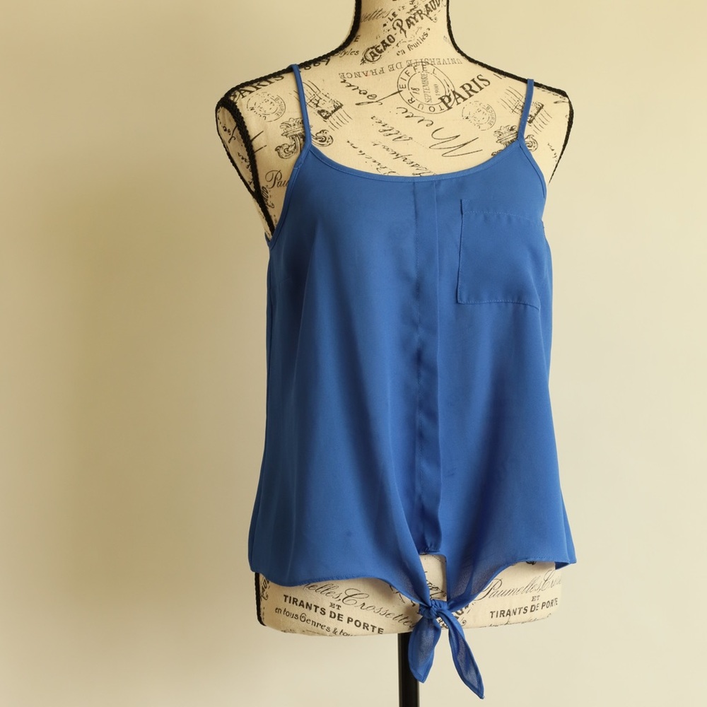 **!!SALE!!** Blue sheer tank